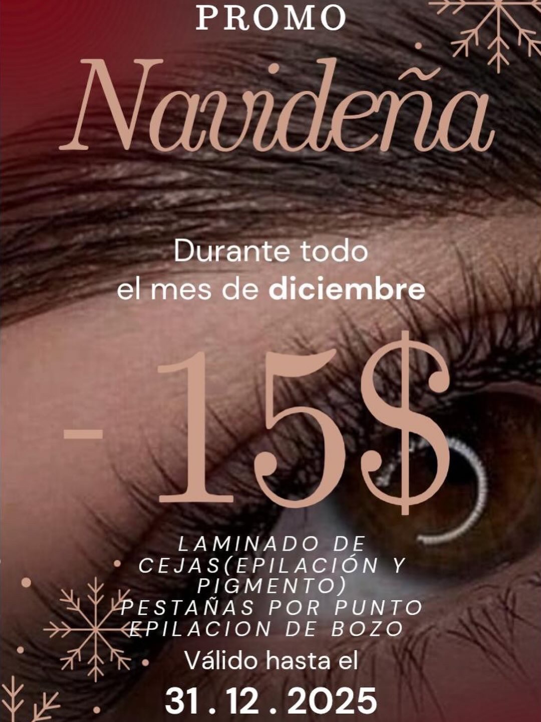 Promoción cejas pestañas 