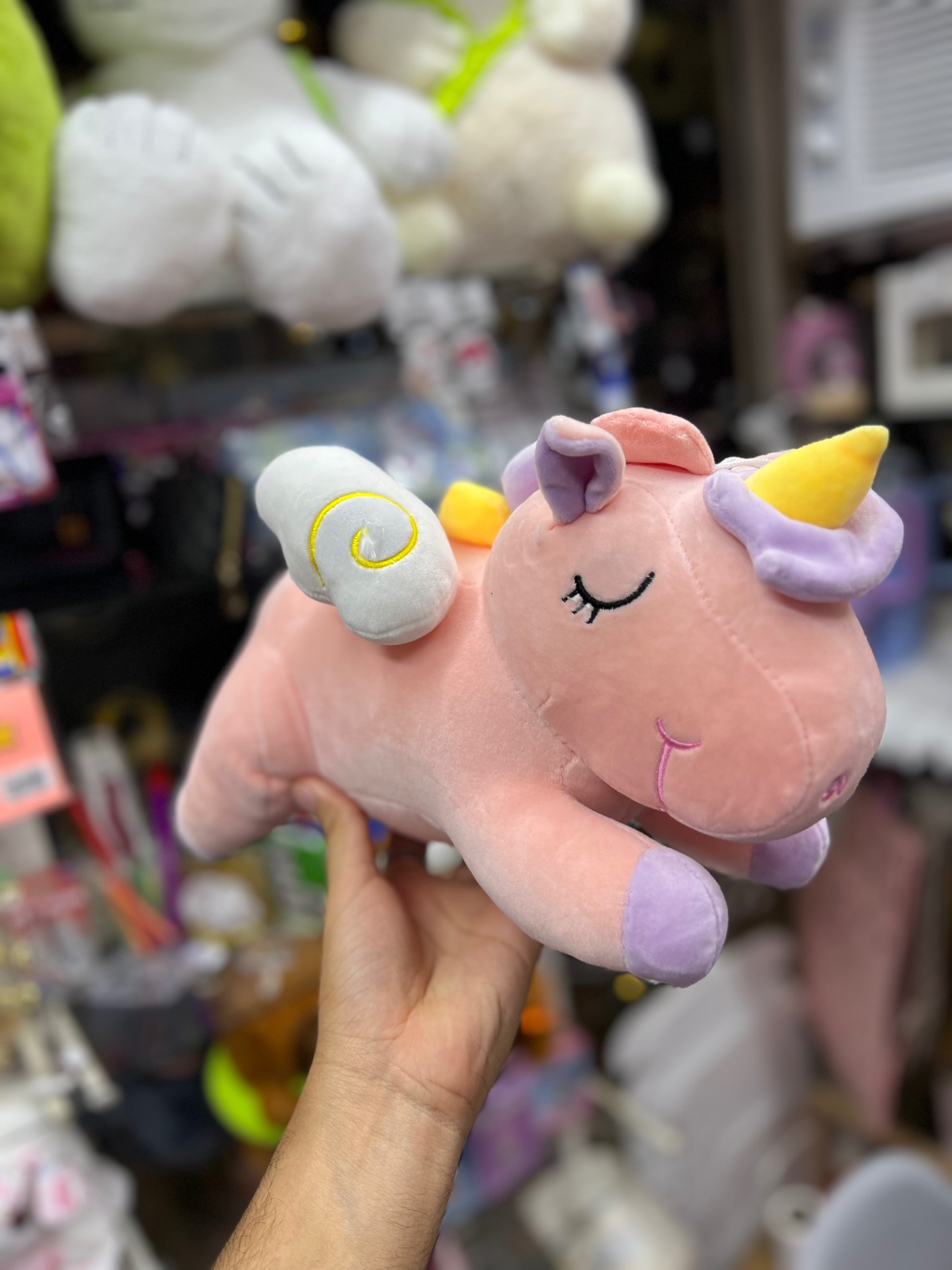 Peluche de unicornio 