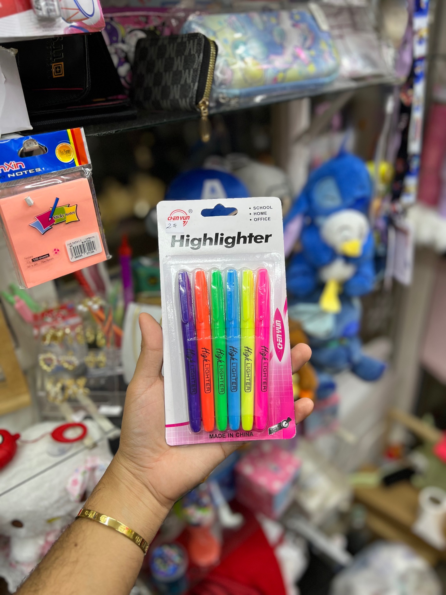 Marcadores neón punta fina