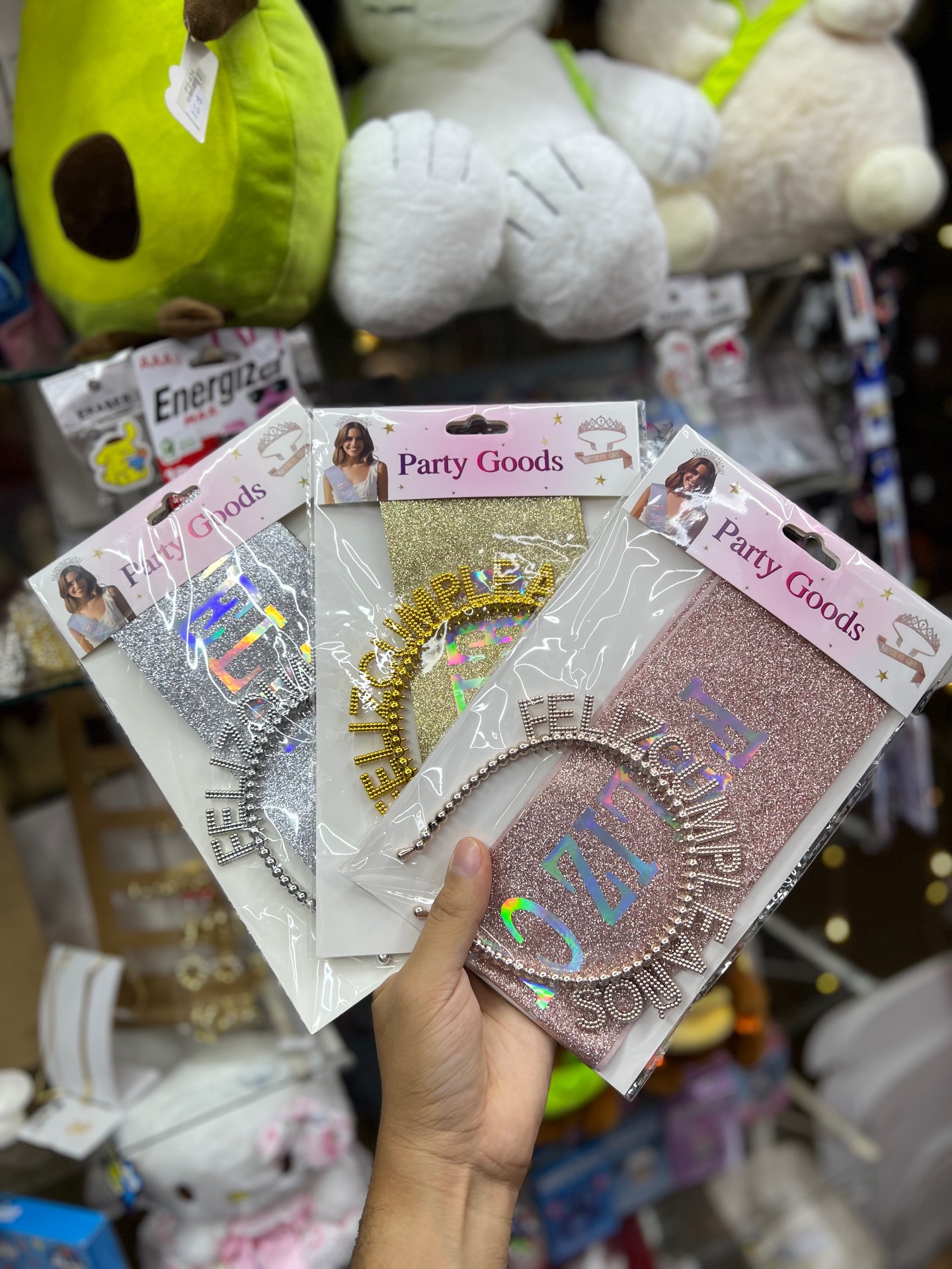 Banda y Corona de cumpleaños 