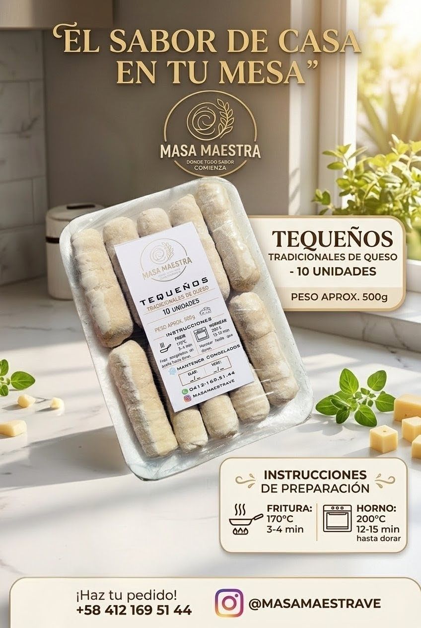 Tequeños tradicionales de queso
