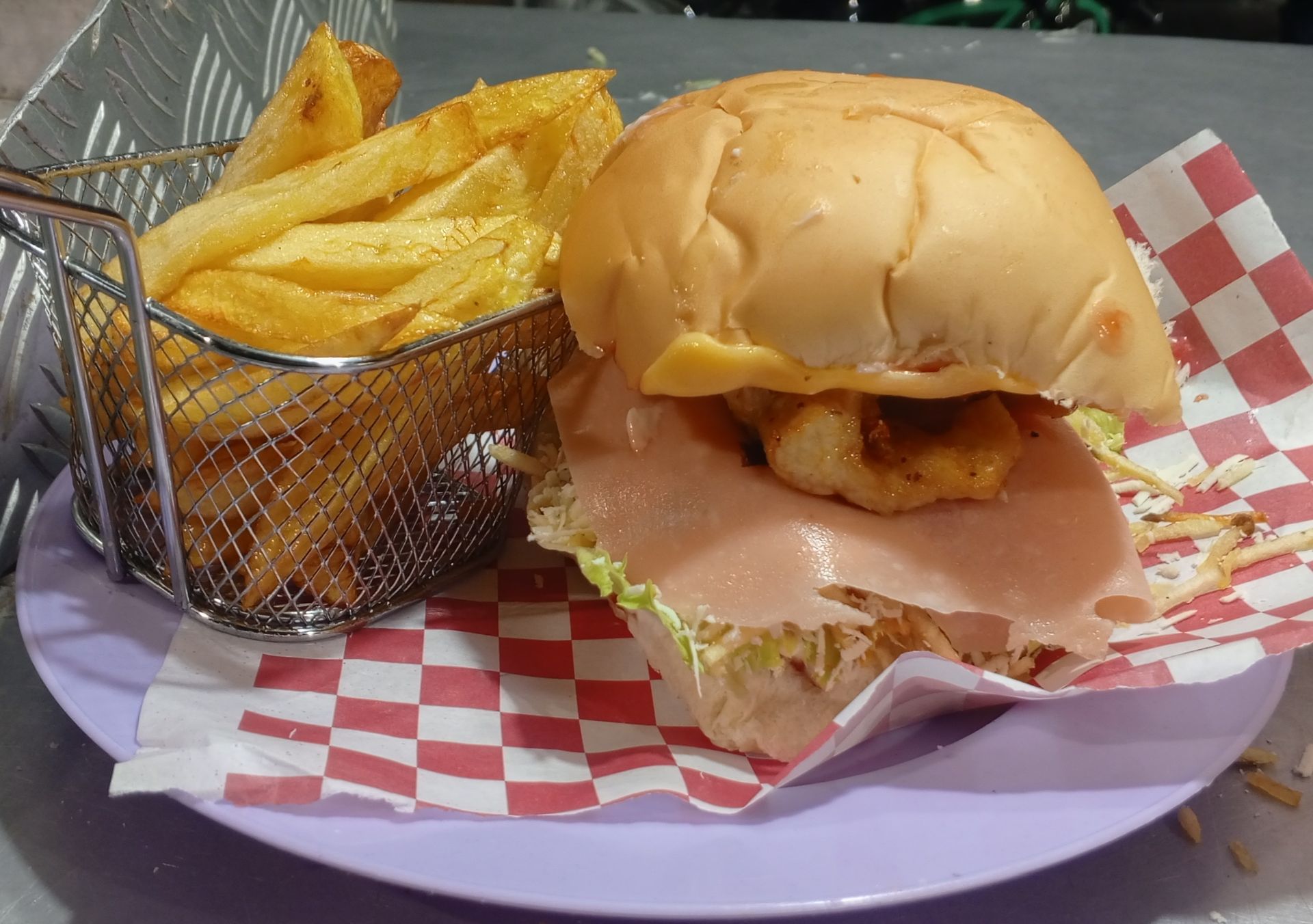 Hamburguesas de Pollo 