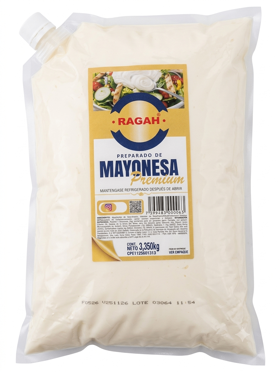 Preparado de Mayonesa Ragah Premium 3.350 kg 