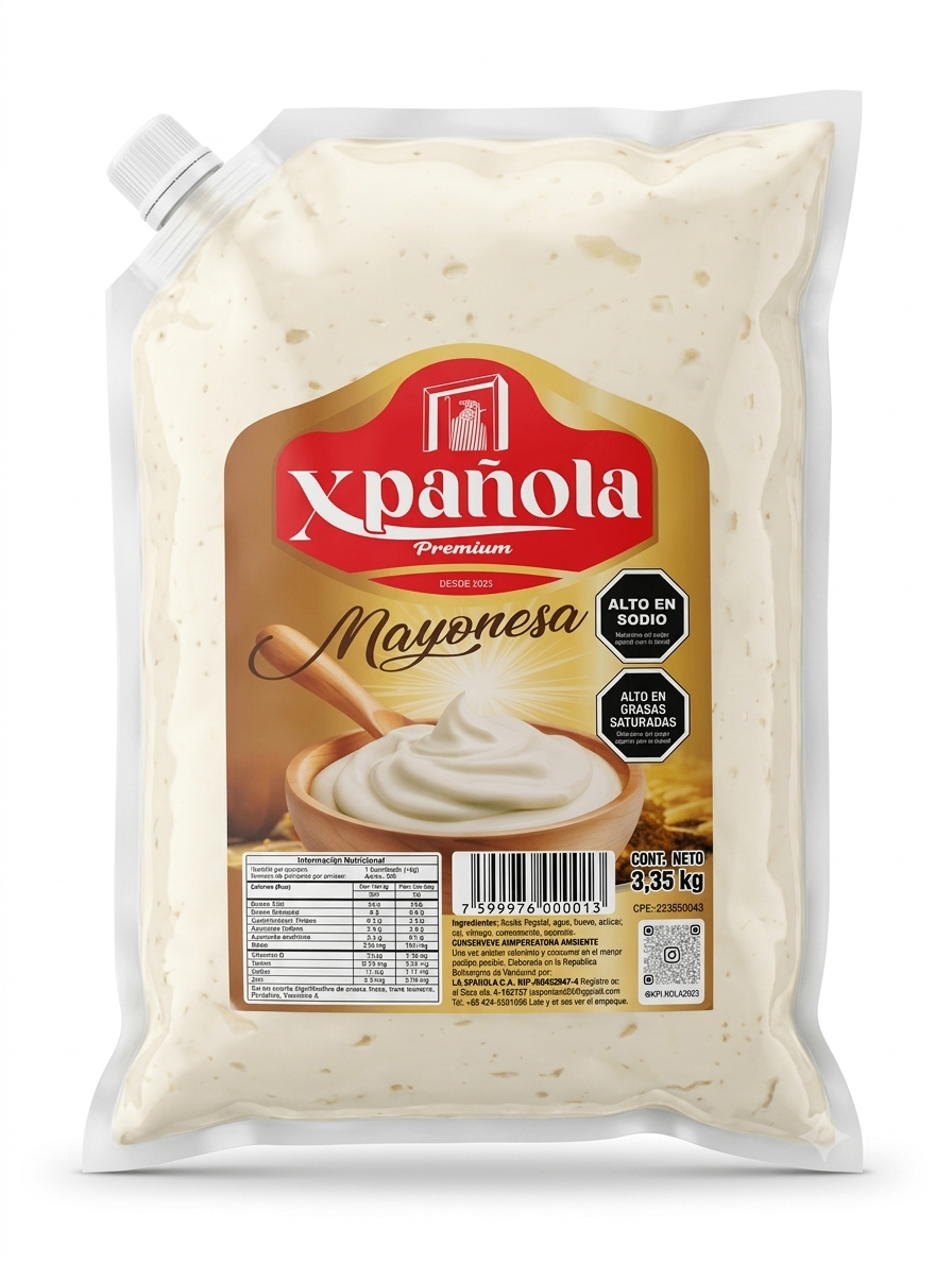 Mayonesa Xpañola Premium 3.350 KG 