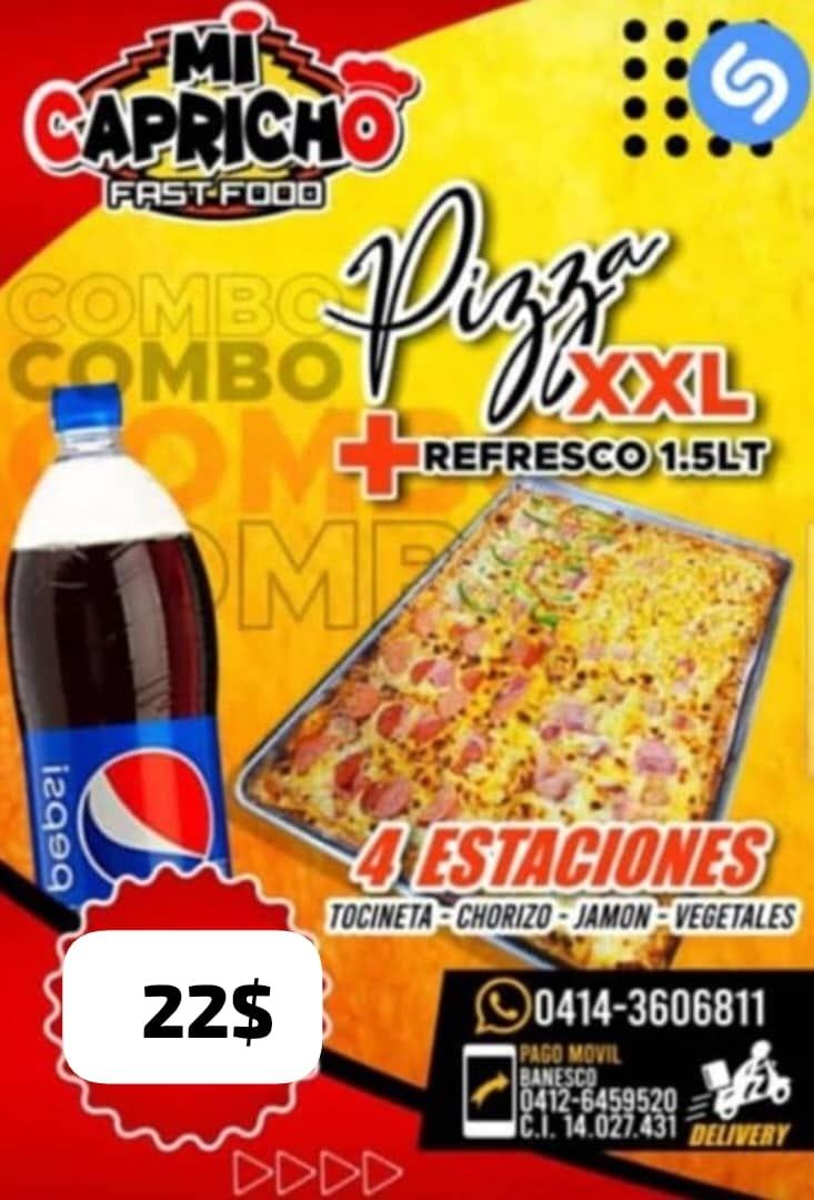 Pizza XL 4 estaciones 