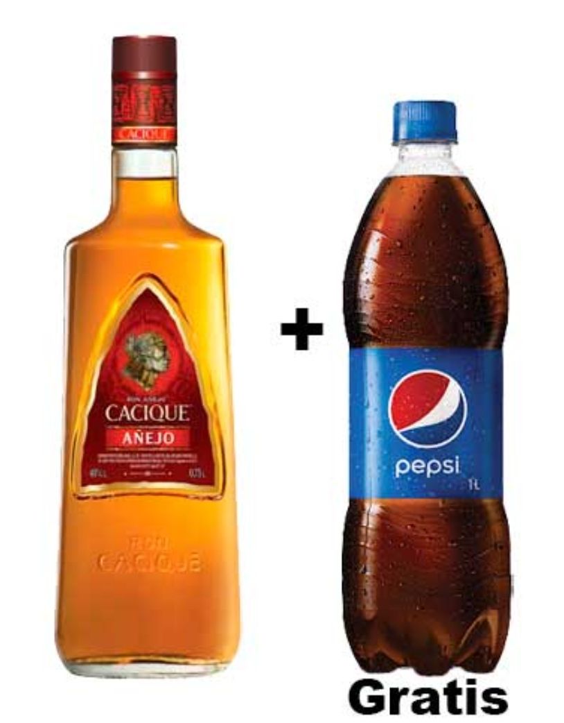 Cacique 0.75+Pepsi 1.5lt