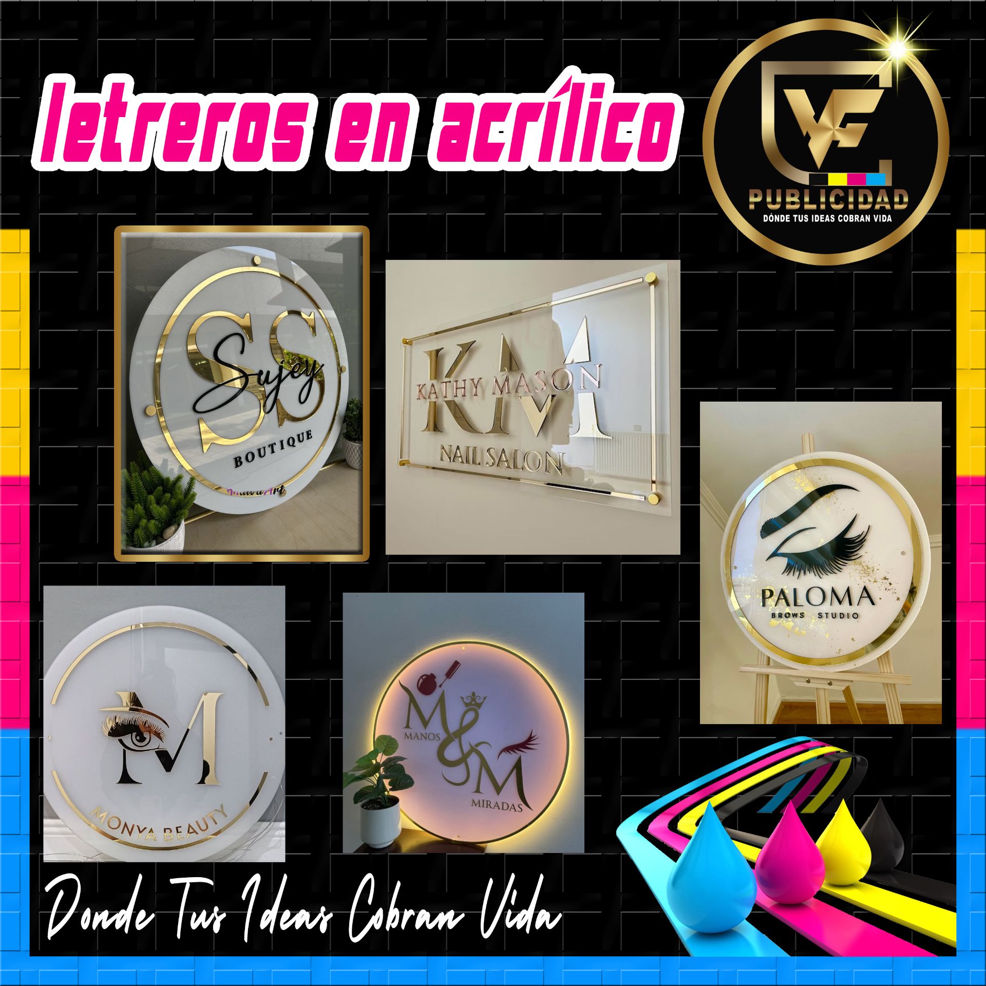 LETREROS EN ACRÍLICO 