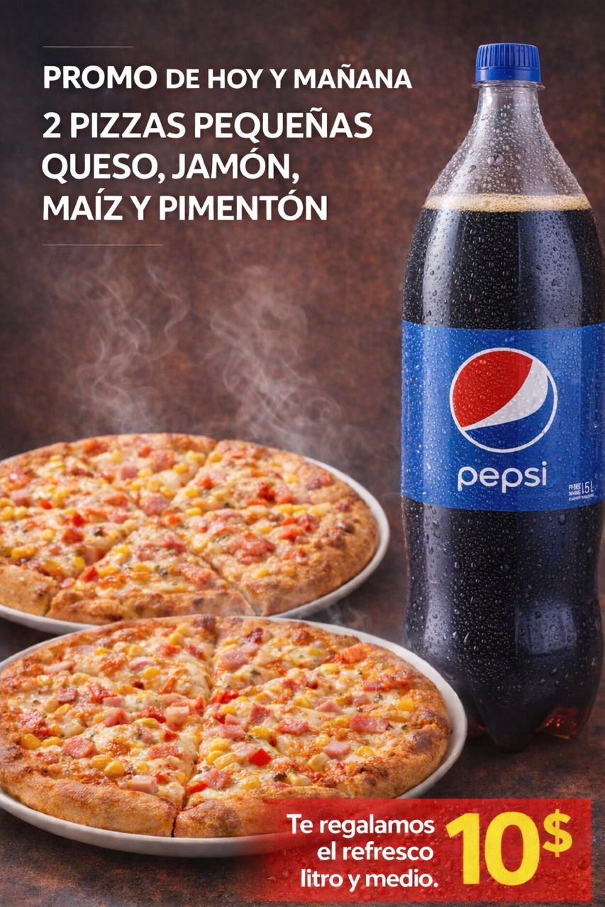 Promo Combo de Pizzas + Golden