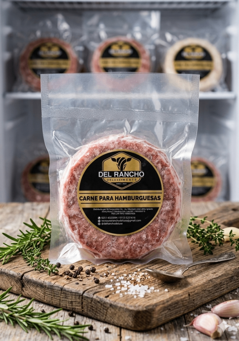 Carnes De Hamburguesa Del Rancho 55 GR 