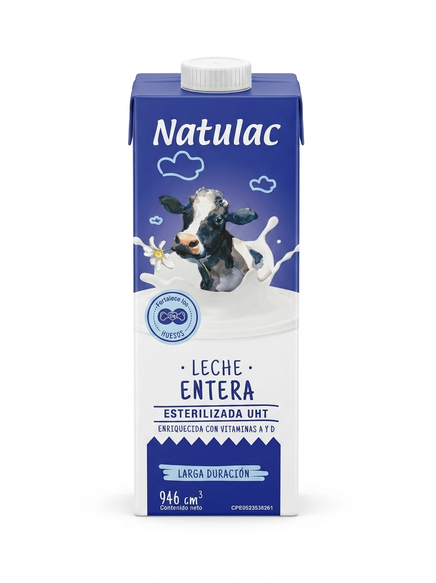 Leche entera Natulac 946 ML