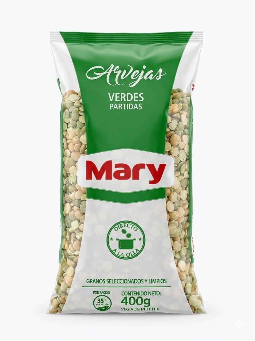 Arvejas Partidas Mary 400 GR