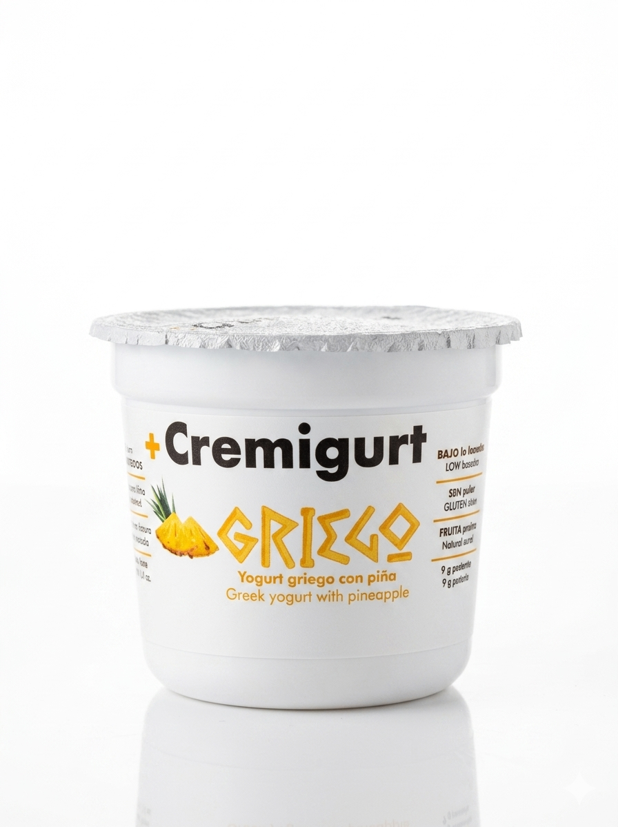 Yogurt Cremigurt Griego con Piña 150 GR