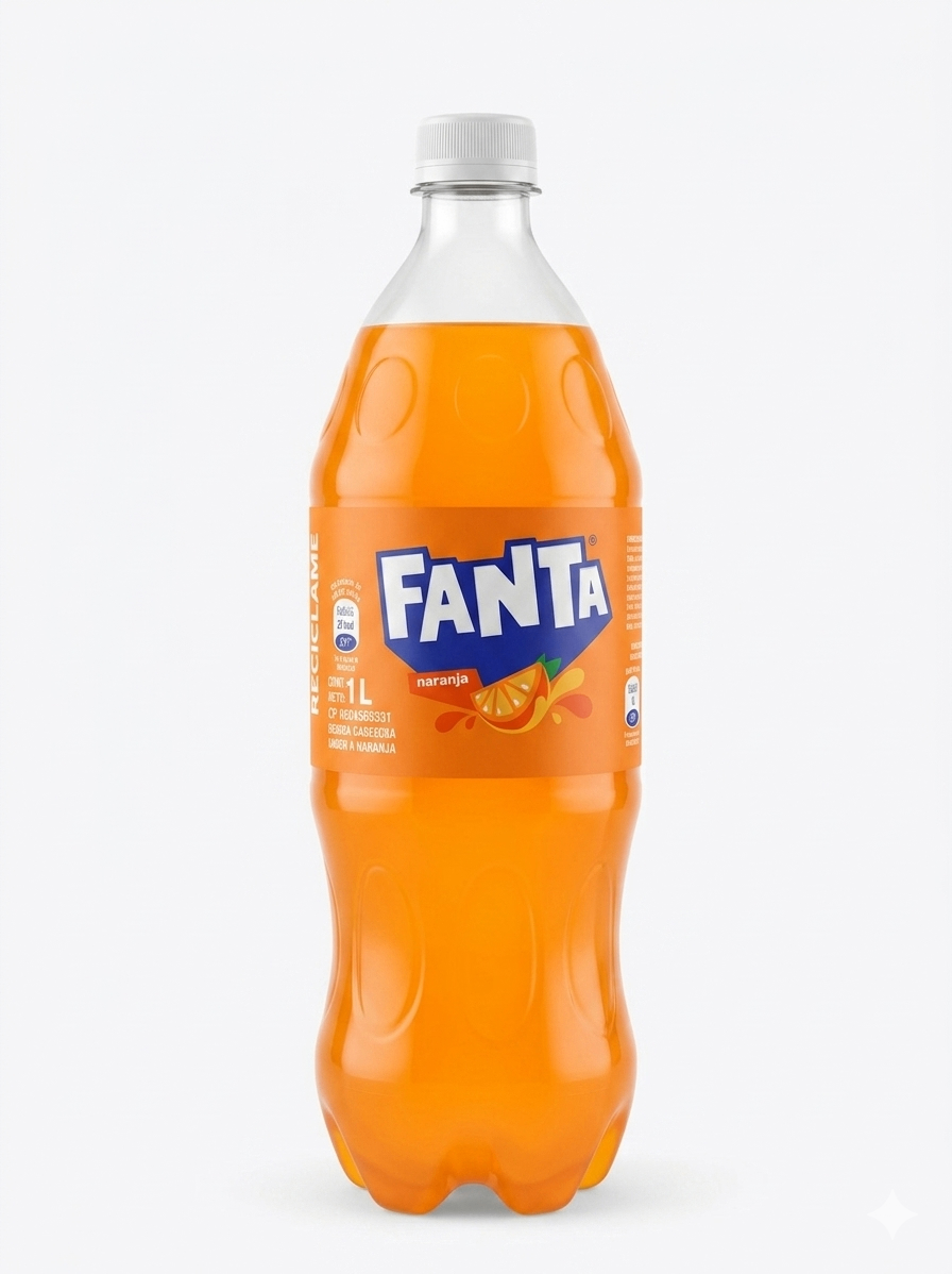 Refrescos Fanta naranja 1 LT