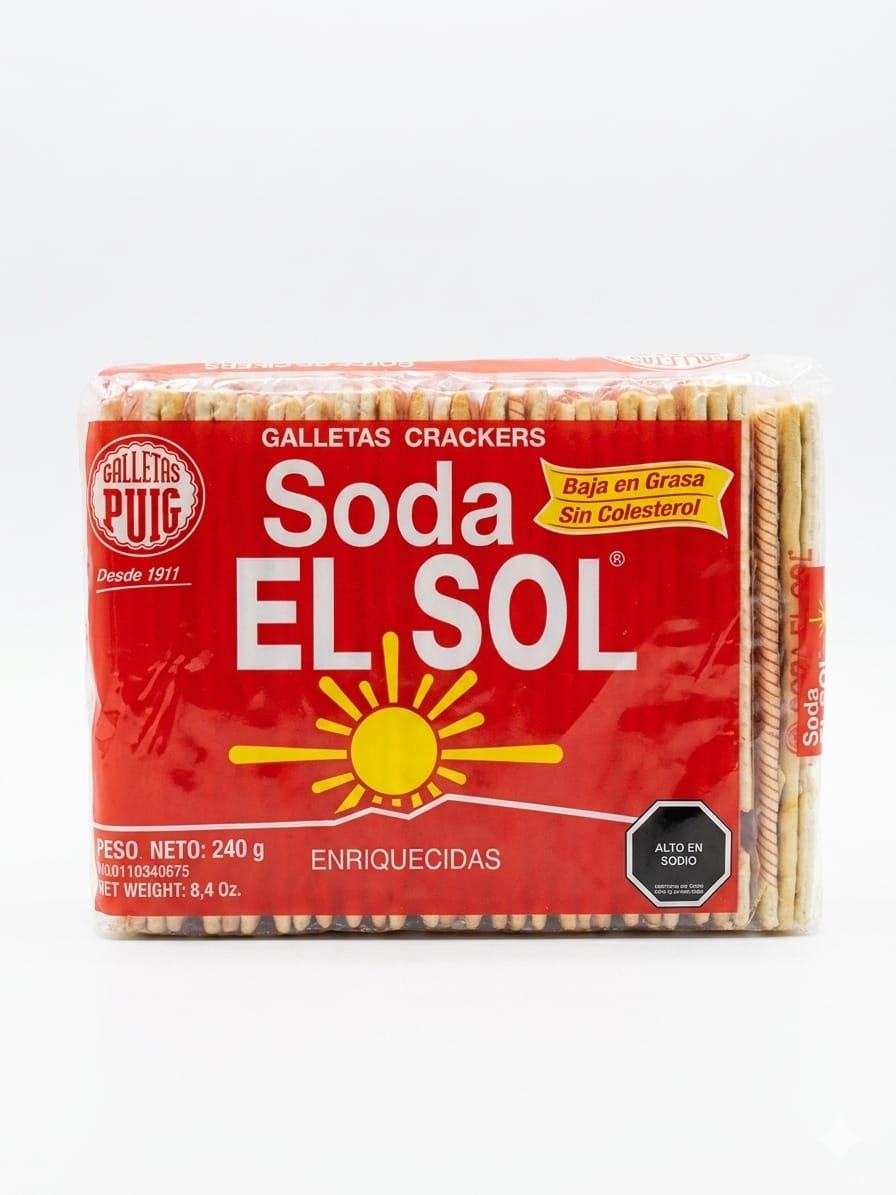 Galletas Soda Sol Paquete 10 UND 