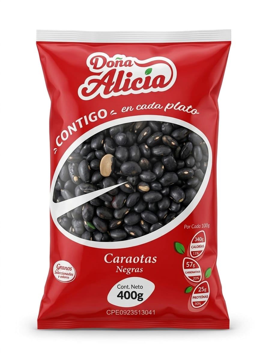 Caraotas Negras Doña Alicia 400 GR 