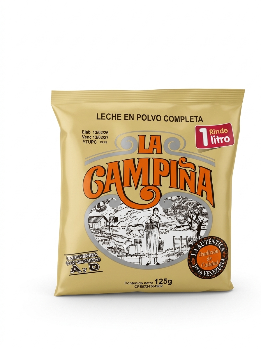 Leche en Polvo La Campiña 125 GR 