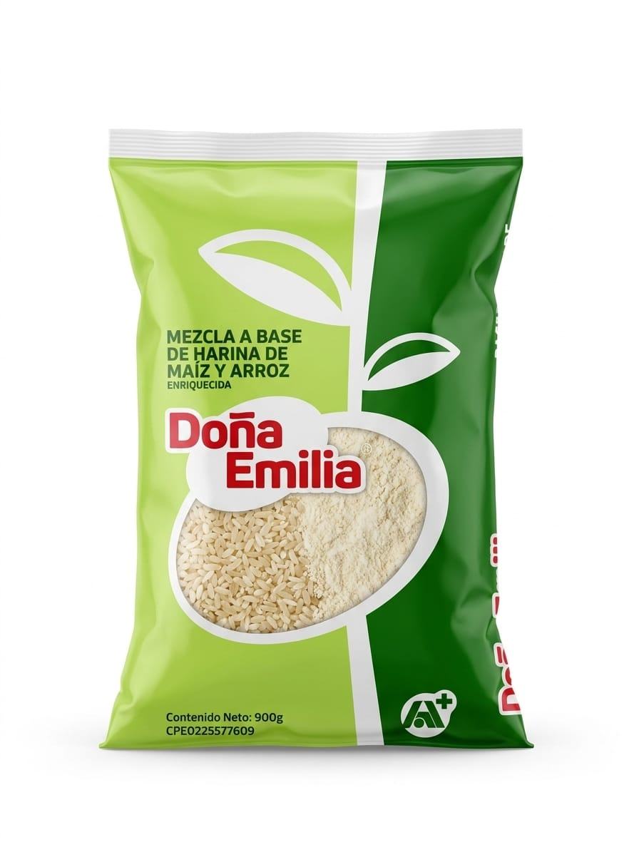 Harina de maíz y arroz Doña Emilia 1 KG