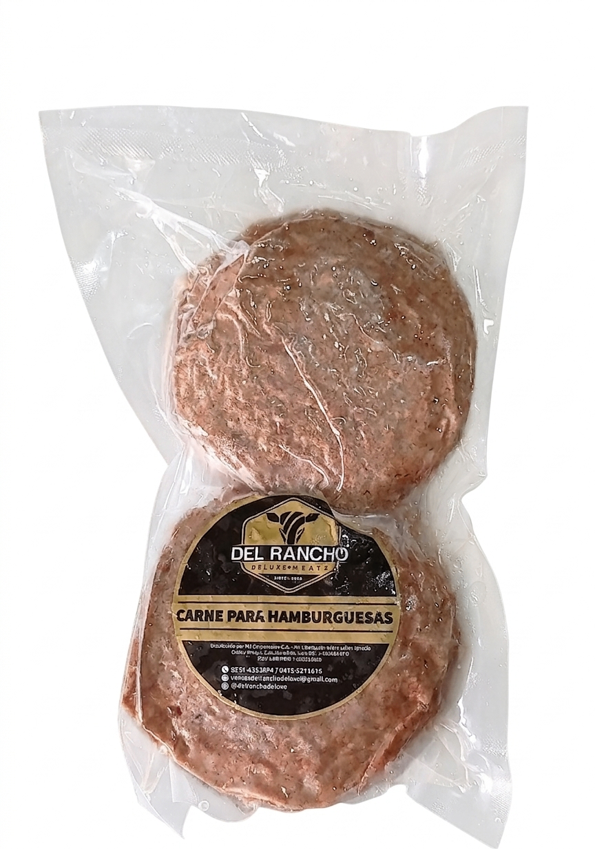 Carnes De Hamburguesa Del Rancho 55 GR 10 UND 