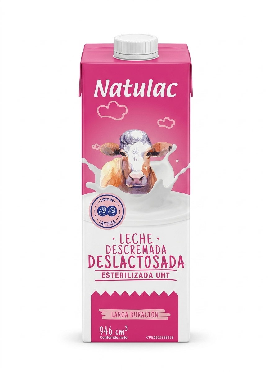 Leche Deslactosada Natulac 946 ML 