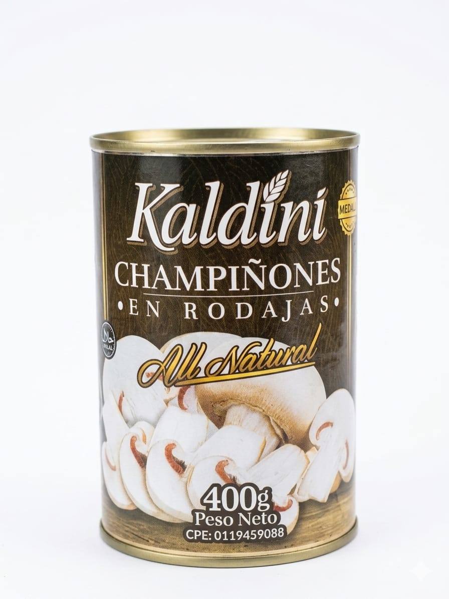 Champiñones Fileteados Kaldini 400 GR 