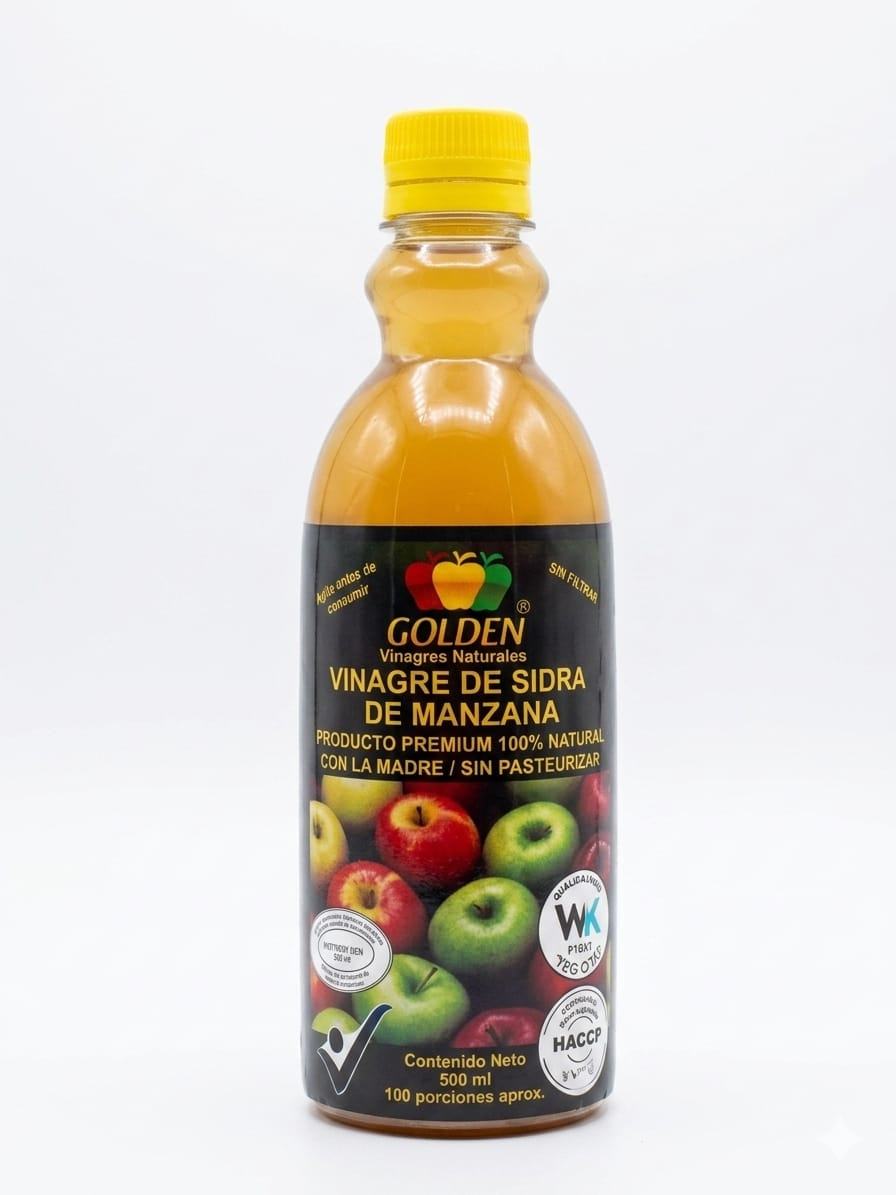 Vinagre de Sidra de Manzana Golden 500 ML 