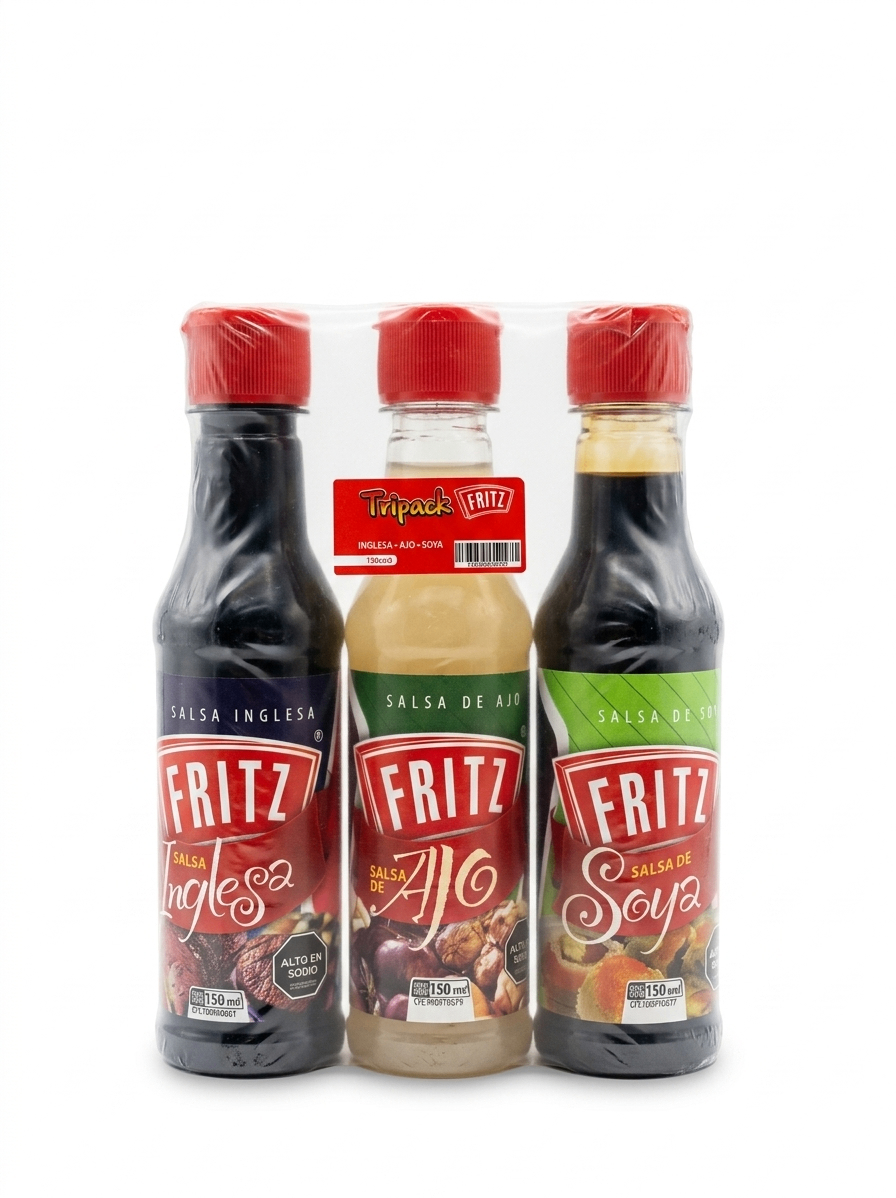 TRIPACK De Salsas Fritz 150 ML 