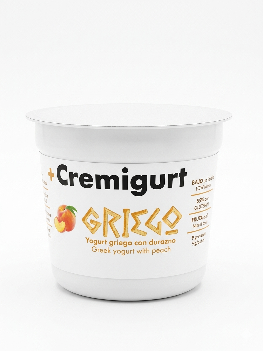 Yogurt Cremigurt Griego con Durazno 150 GR