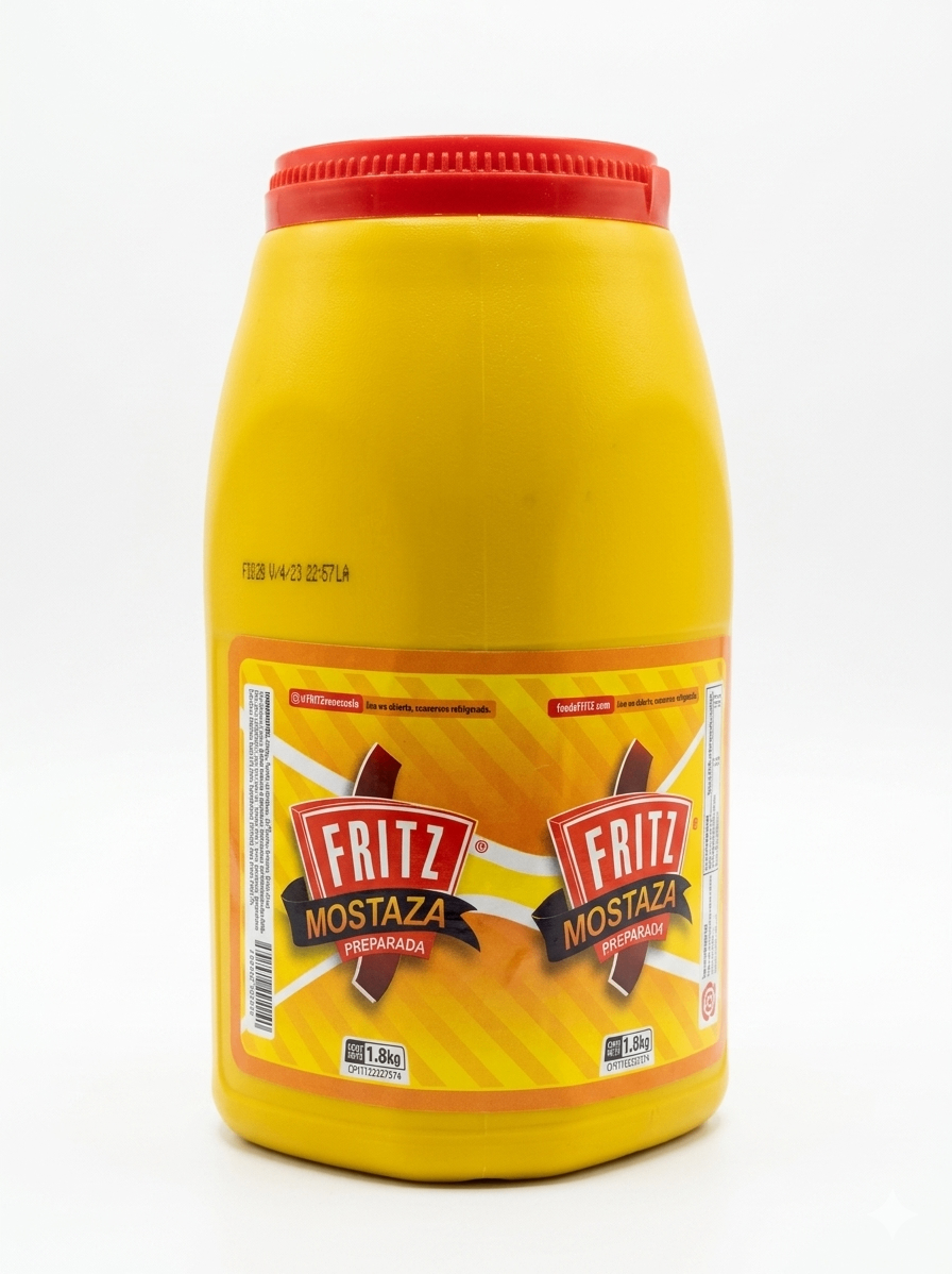 Mostaza  preparada Fritz 1.8 KG 