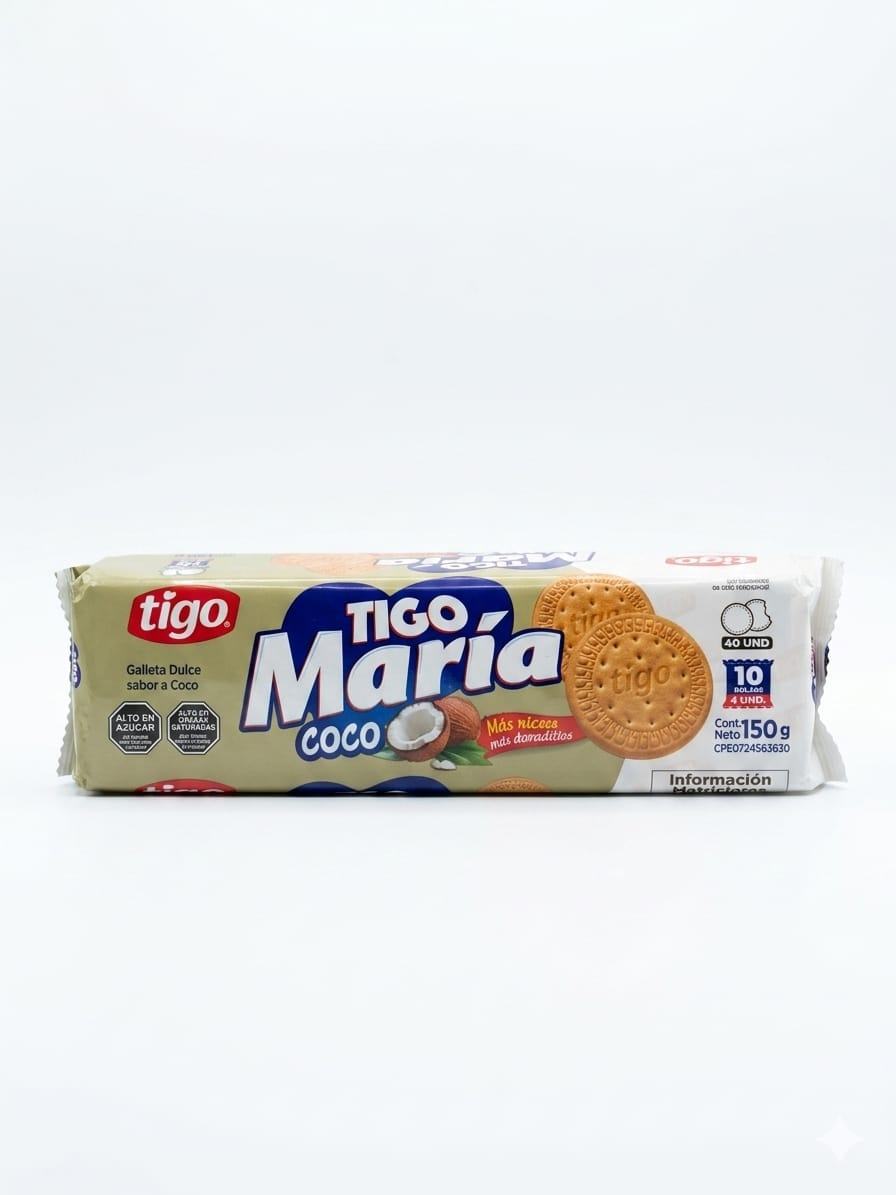 Galletas María Coco Tigo 150 GR