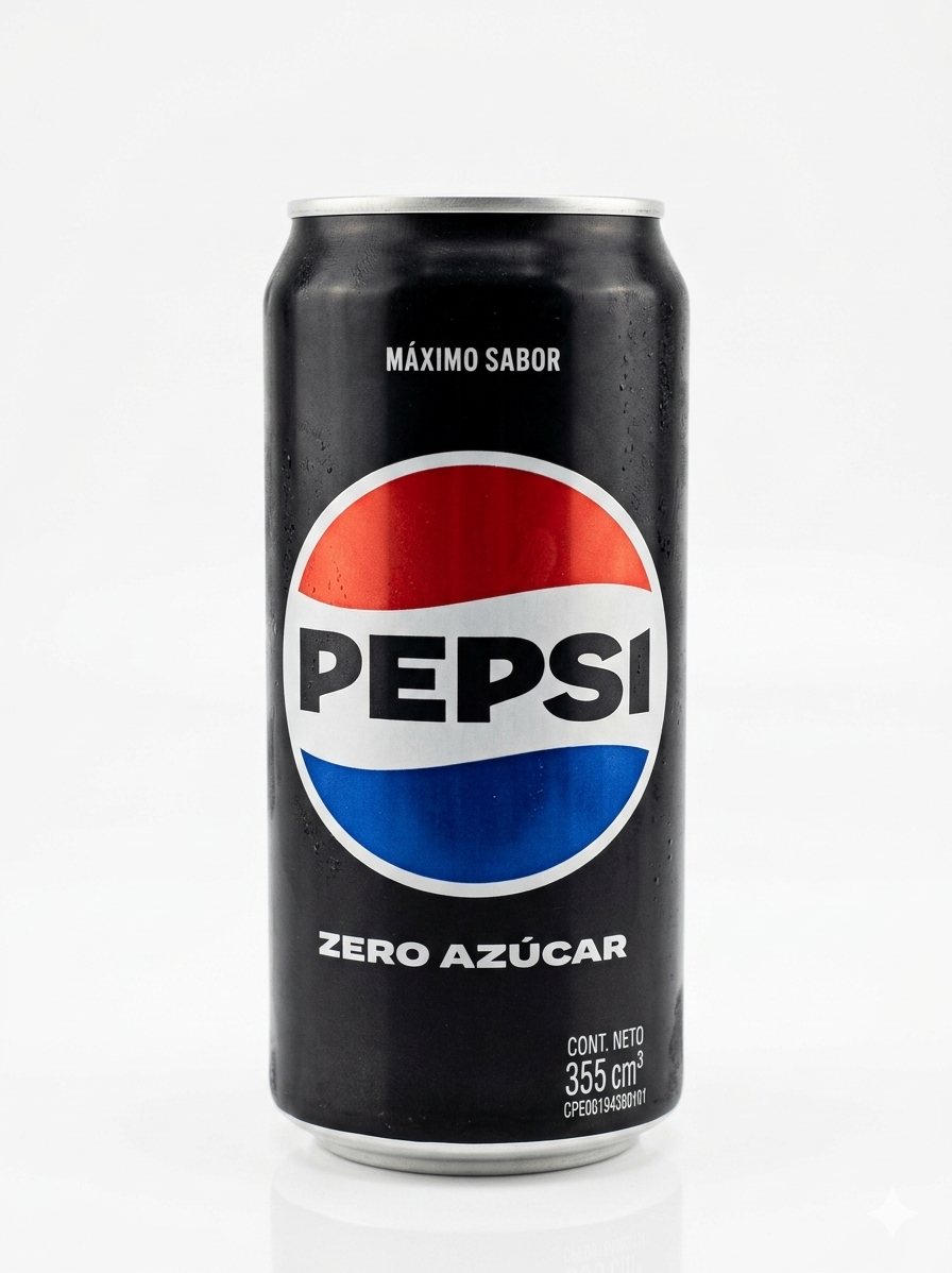 Pepsi Zero de Lata 355 ML