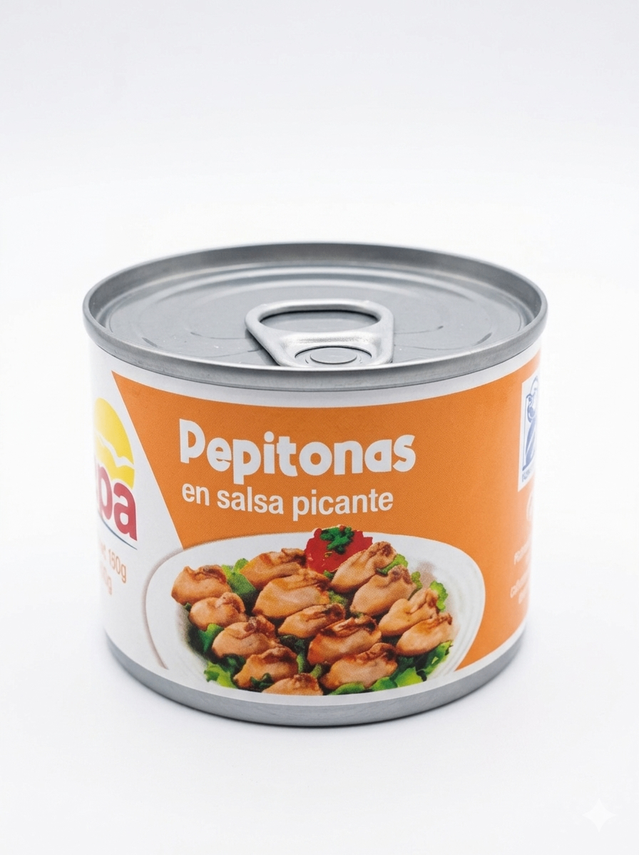 Pepitonas en salsa picante Eveba 140 GR 