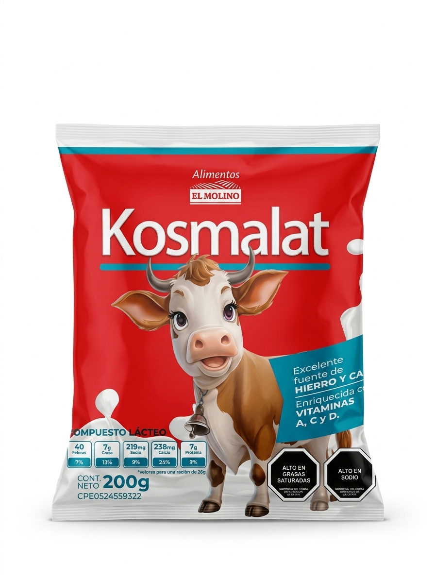 Leche En Polvo Kosmalat 200 GR 