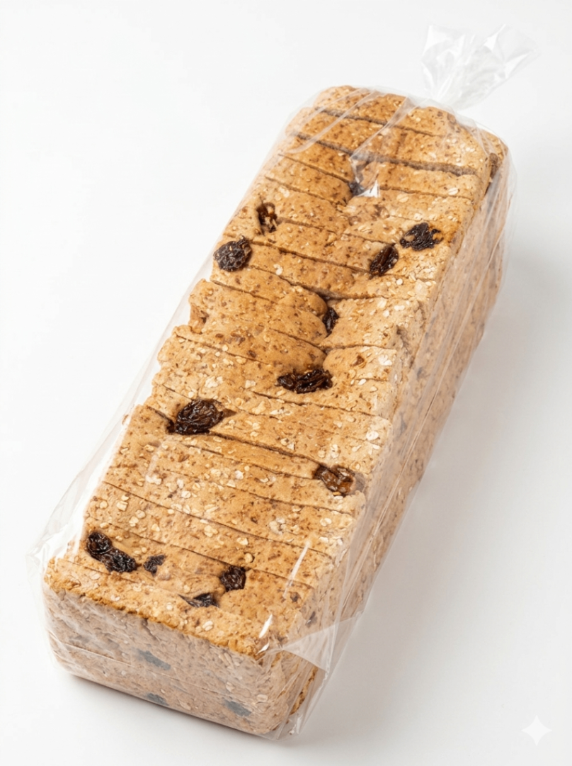 Pan de Sándwich Grande con Avena y Pasas Divino Del Conde PAQ 