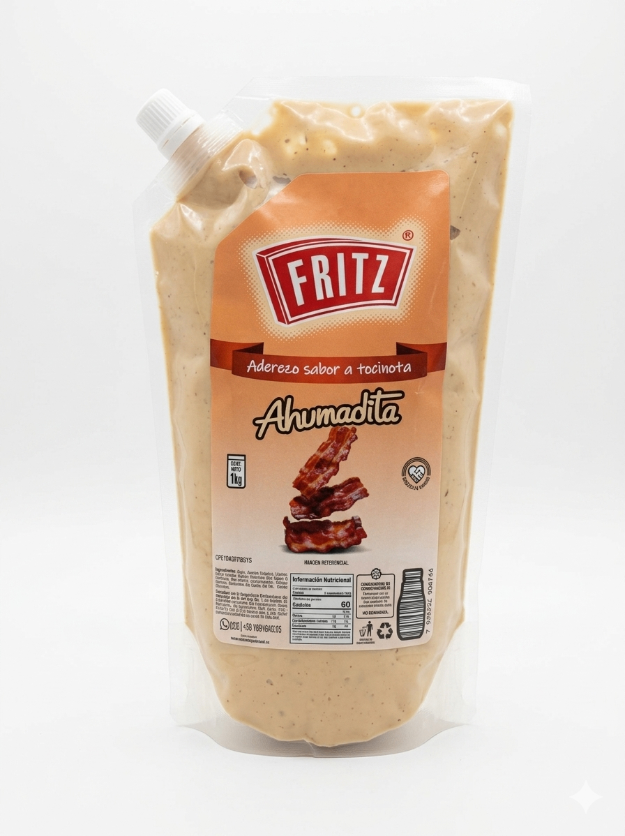 Aderezo sabor a Tocineta Fritz 1 KG
