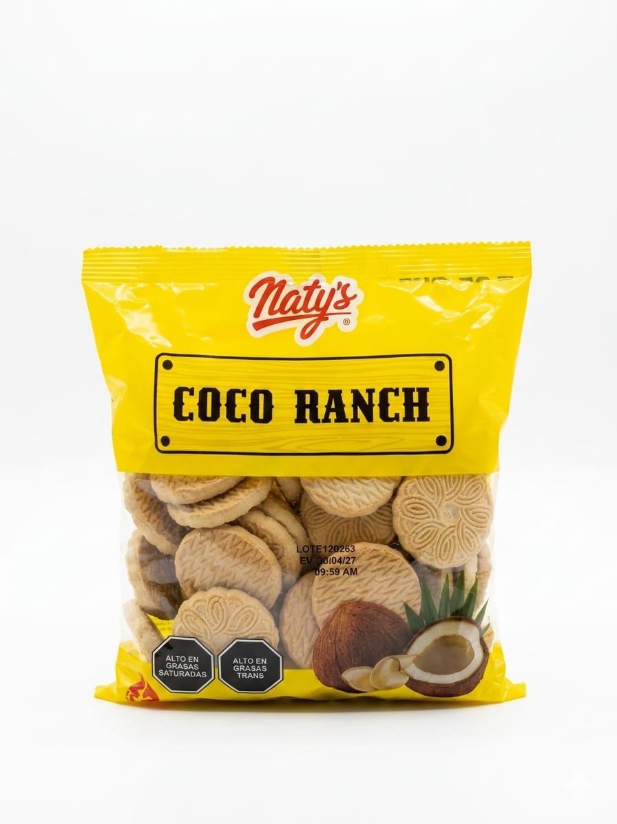 Galletas Coco Ranch Naty's 250 GR 
