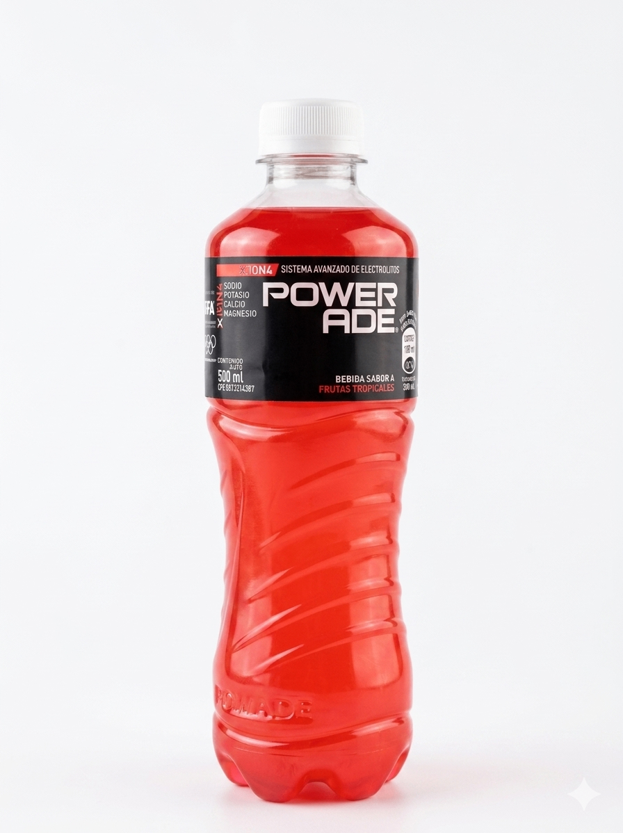 Energizante de frutas tropicales Power Ade 500ML