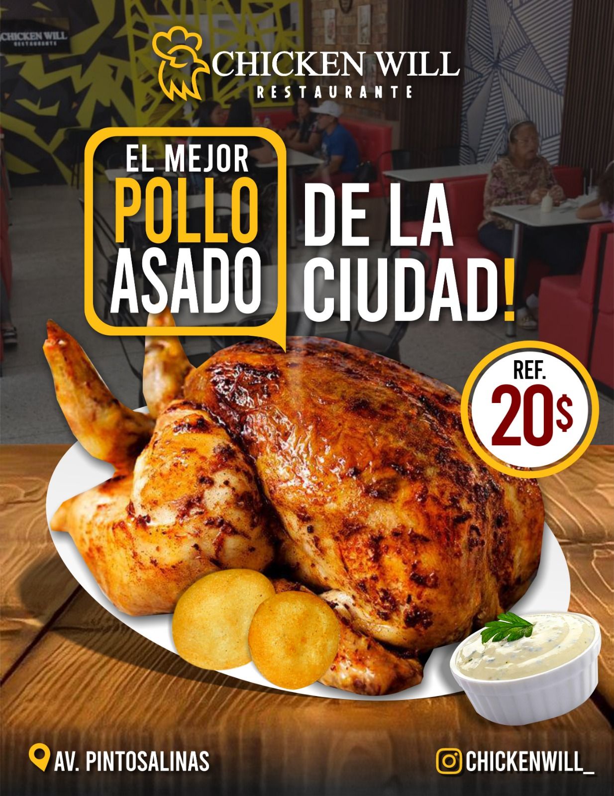 Pollo asado 