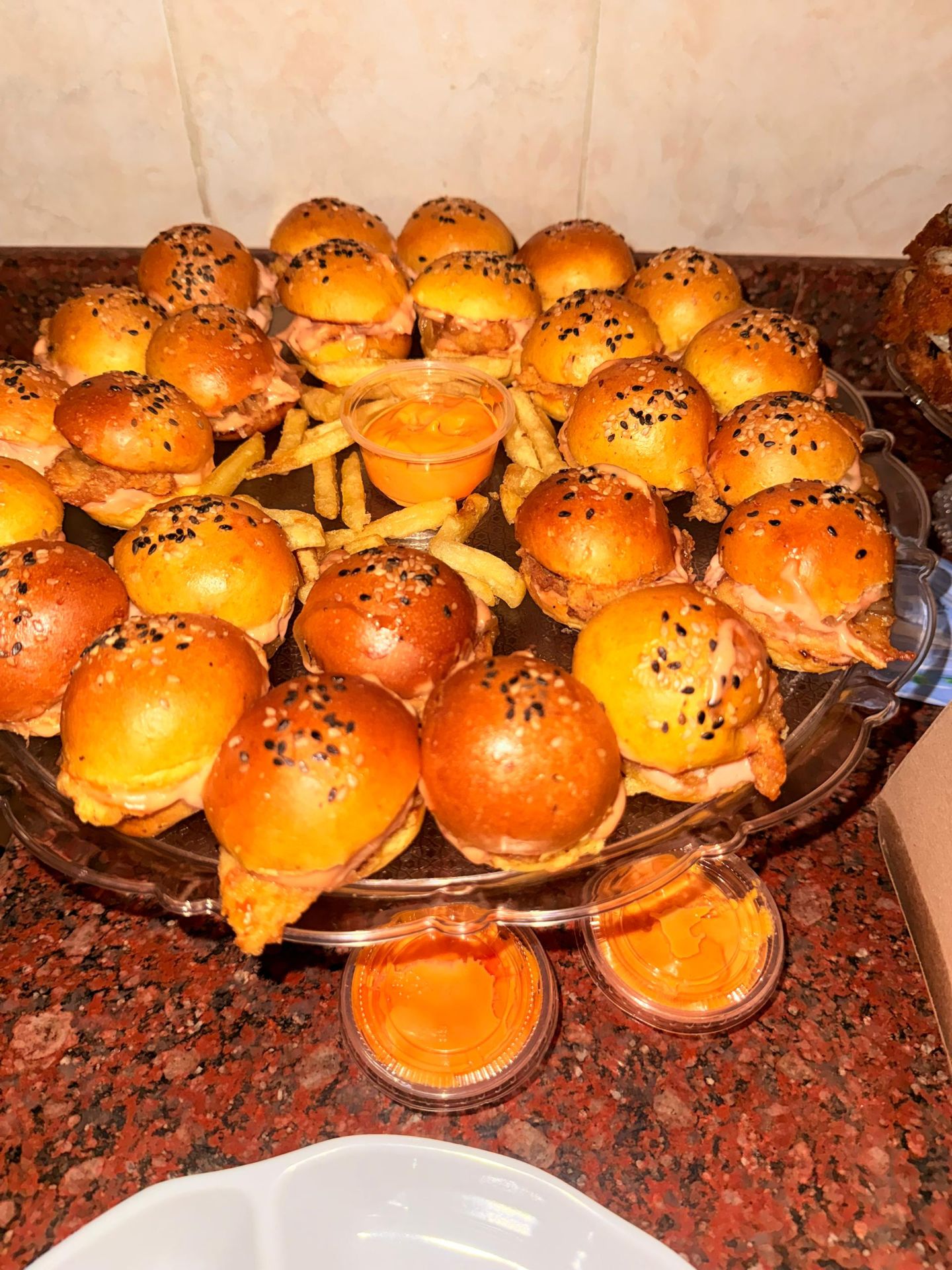 50 Mini burguers 