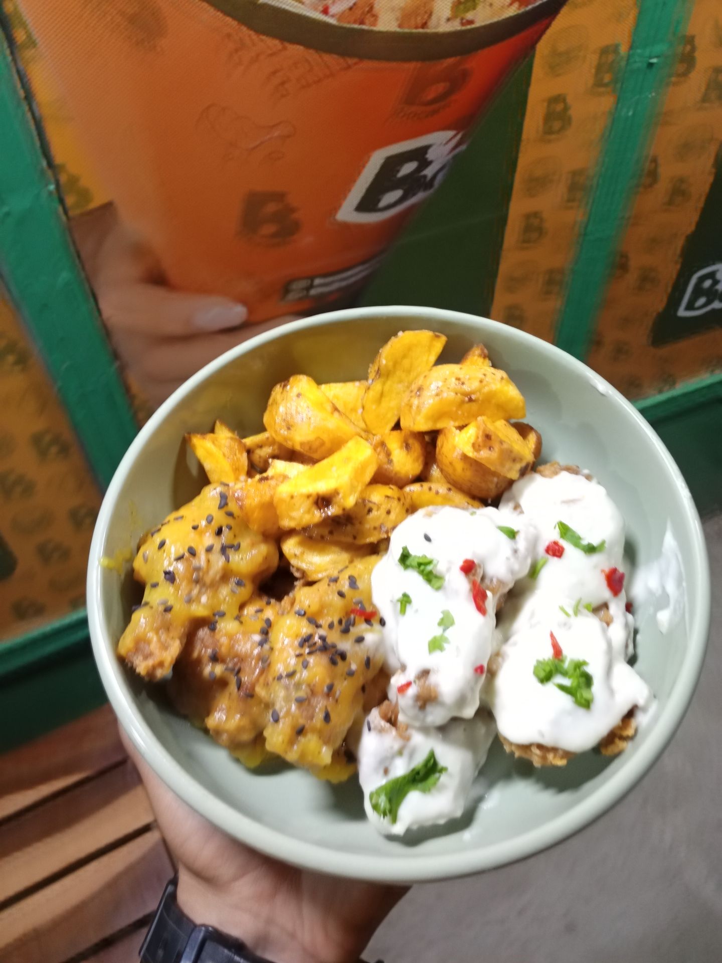 Bowl bocado ( alitas ) 