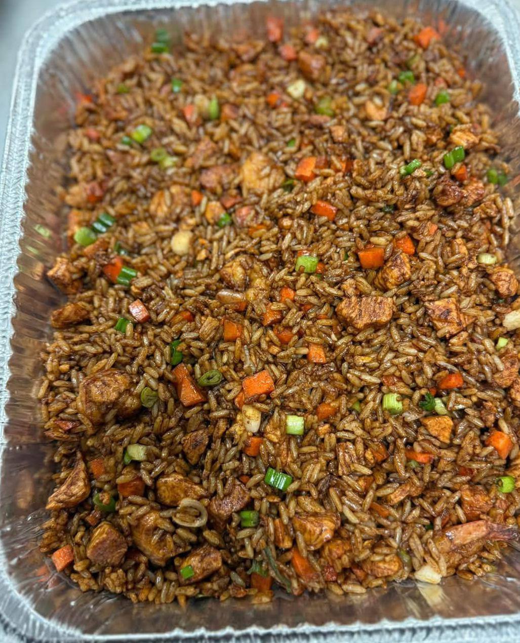 500gr arroz pollo jamón cerdo 