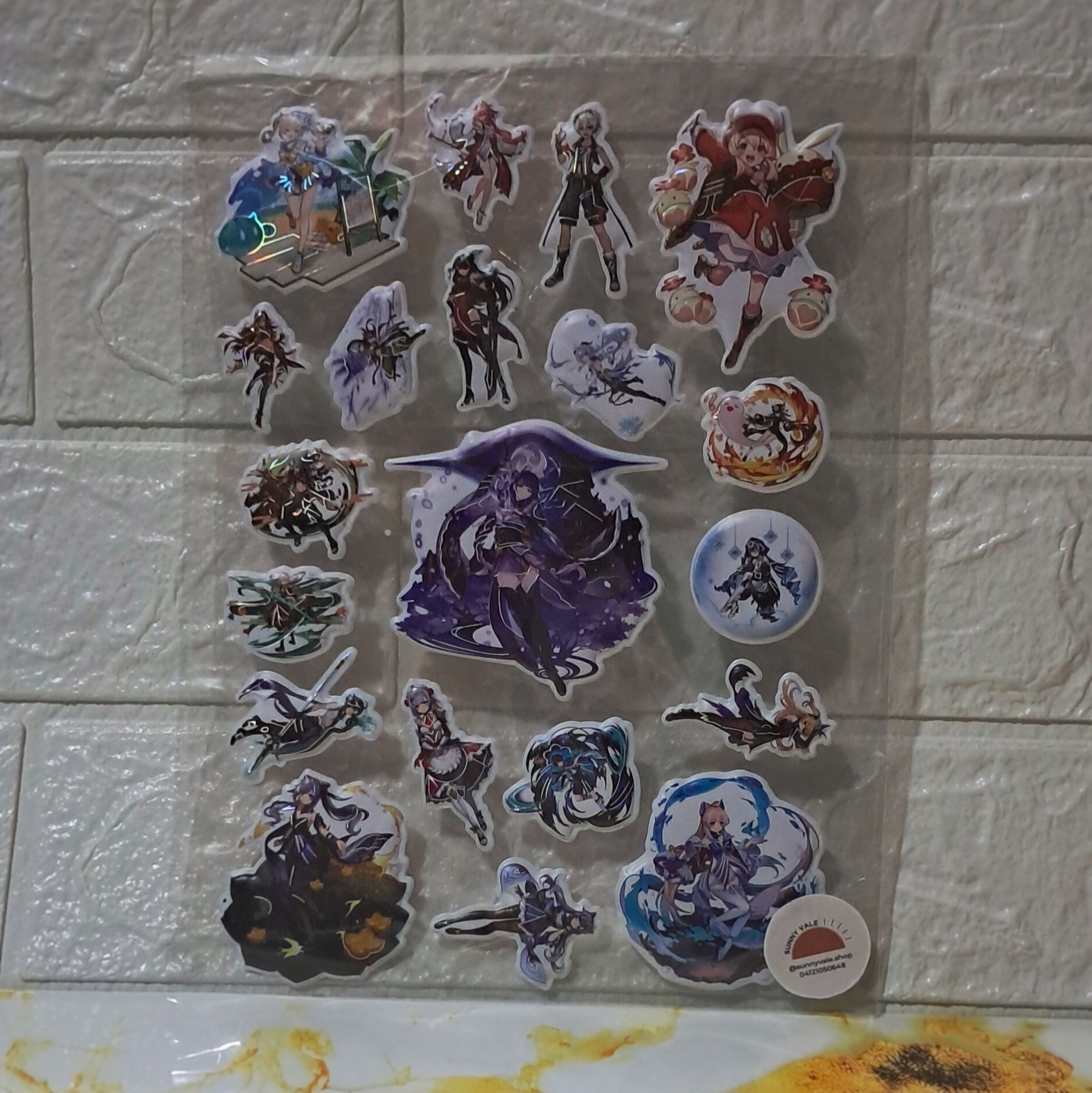 Stickers de Genshin Impact