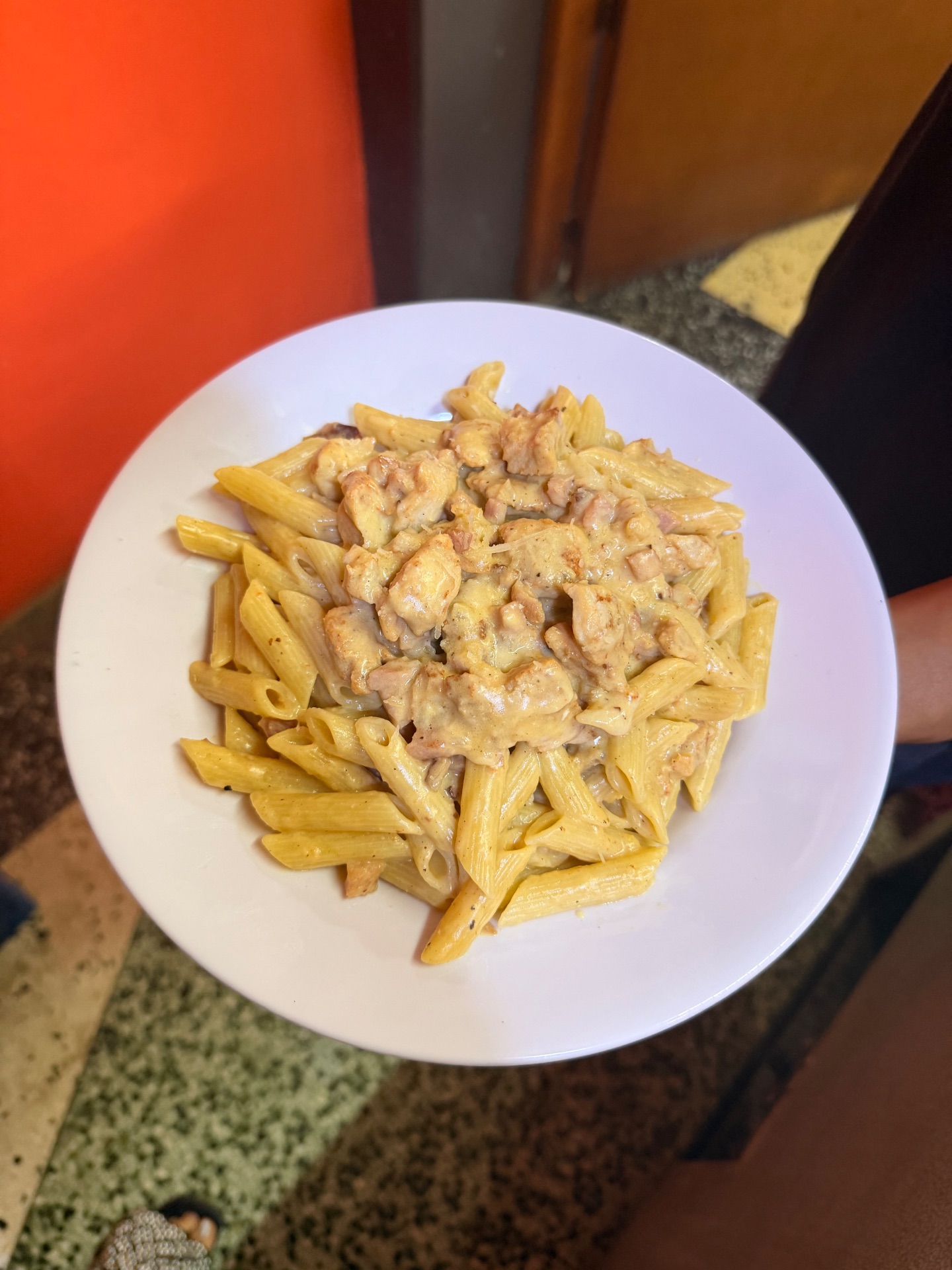 Pasta Con crema 