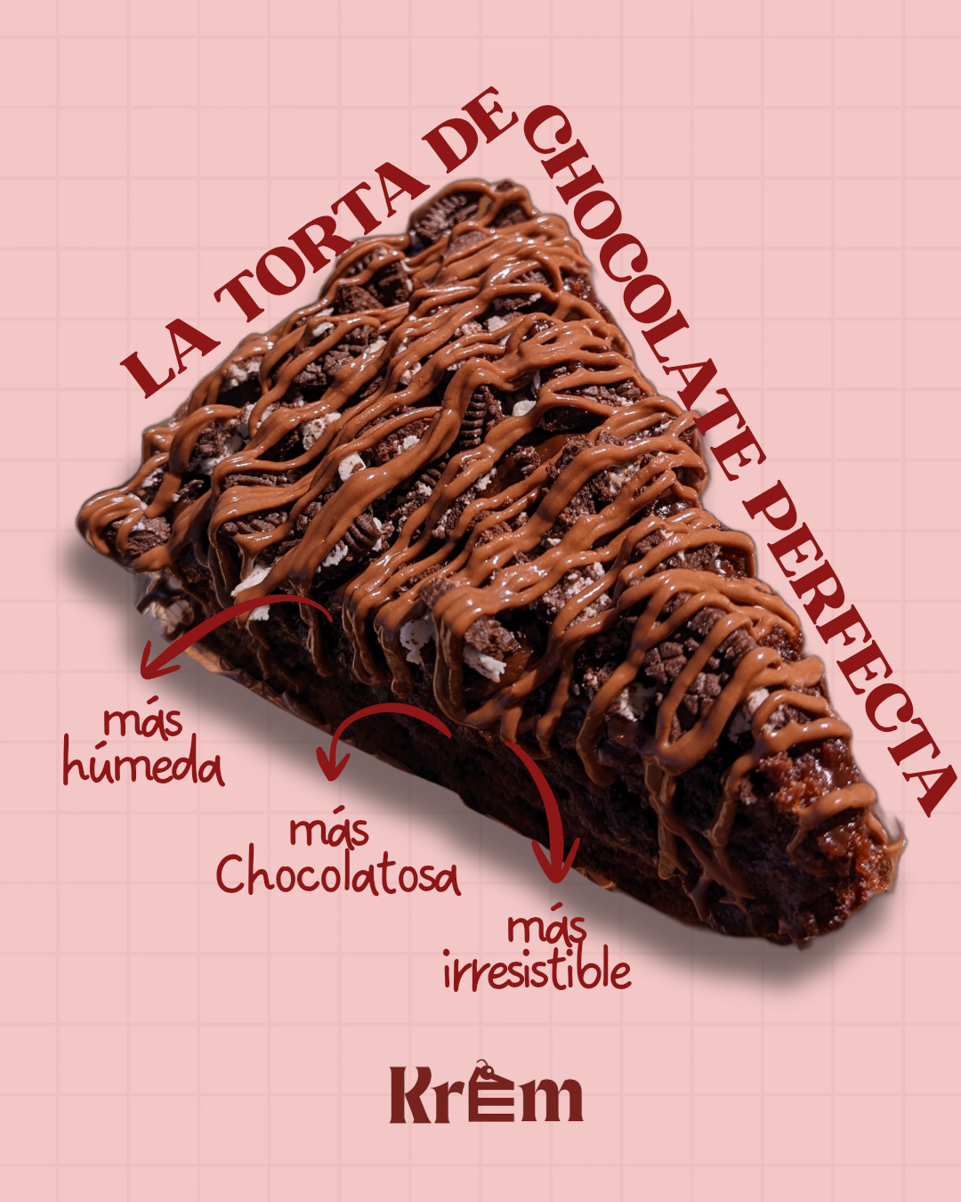 Torta de chocolate por porción🤎