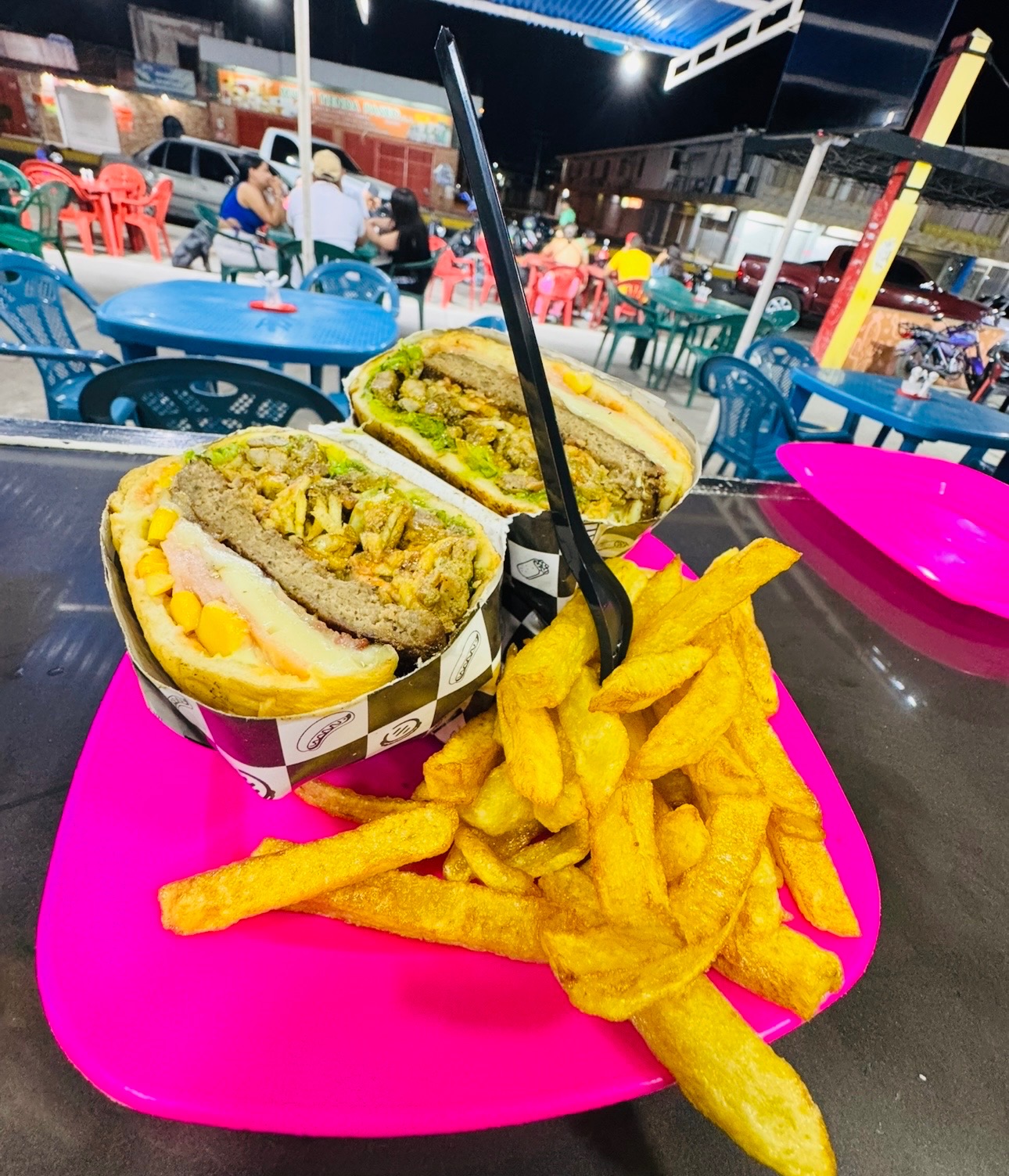 Hamburguesa carne picada 