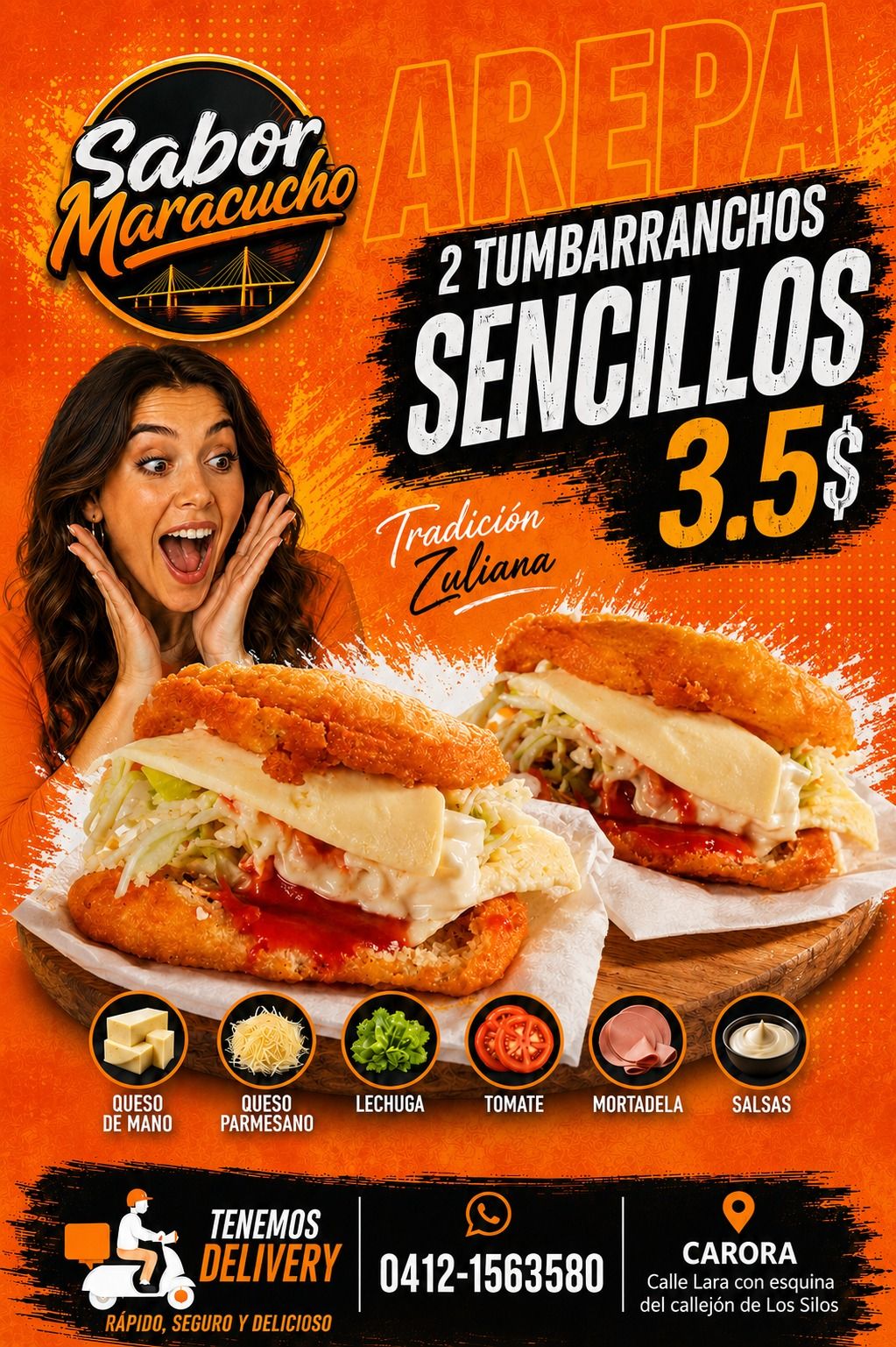 Arepas tumbarrancho 